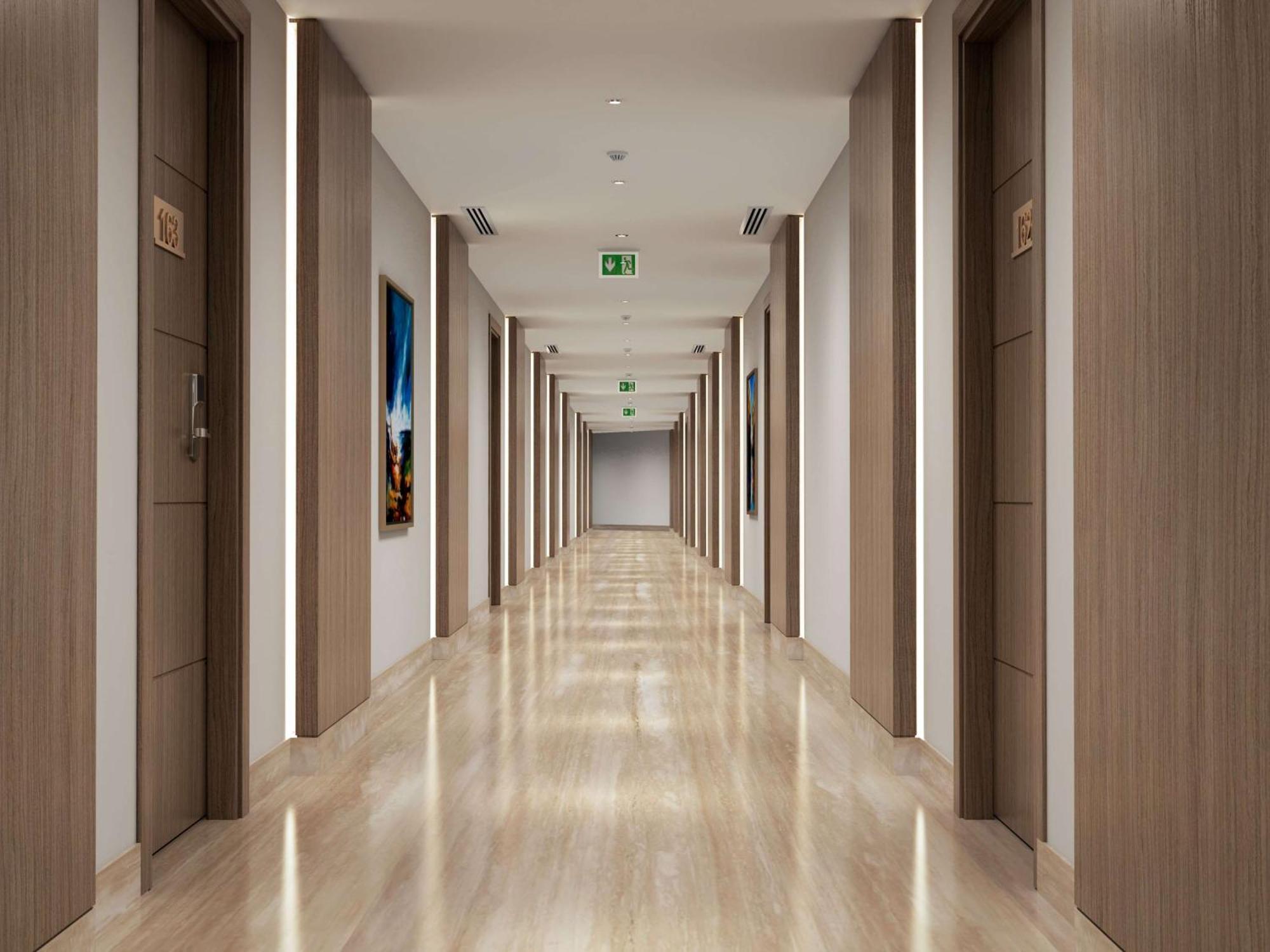 Doubletree By Hilton Doha Downtown Hotel Buitenkant foto A corridor