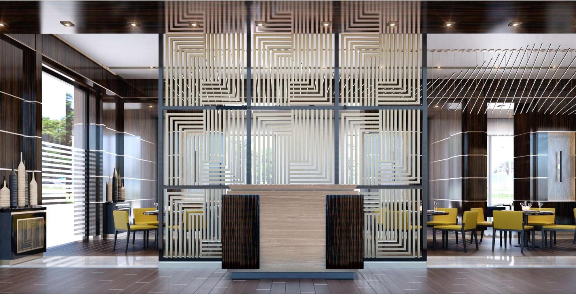Doubletree By Hilton Doha Downtown Hotel Buitenkant foto The interior of the lounge